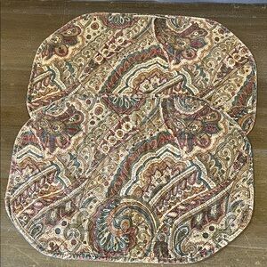 Elegant Paisley Kitchen Placemat Set